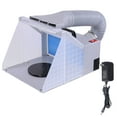 thumbnail image 1 of Yescom Portable Airbrush Paint Spray Booth 3 LED Light Tubes Exhaust Filter Extractor, 1 of 9