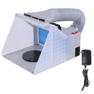 Costway Airbrush Spray Booth Kit Portable with LED Light&Filter Hose for  Model Painting DIY