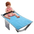 thumbnail image 1 of Portable Airplane Footrest & Seat Extender for Toddlers - Travel Foot Stool with Non-Slip Surface, Mesh Pocket, Fits Aircraft Window/Middle Seats, Lightweight Foldable Design, 1 of 8
