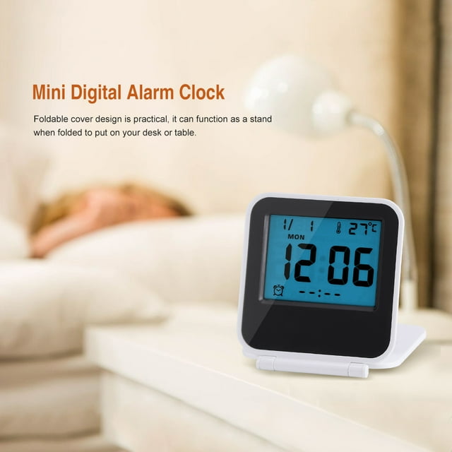 Portable Alarm Clock, Foldable Alarm Clock,portable Foldable Tabletop 