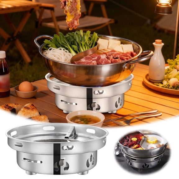 Portable Stove Windproof, Lightweight Outdoor Camping Furnace for Backpacking, Small Burner for Cooking and Heating, Backpacking and Camping