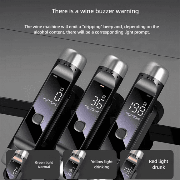 Portable Alcohol Tester LCD Display Drunk Driving Test