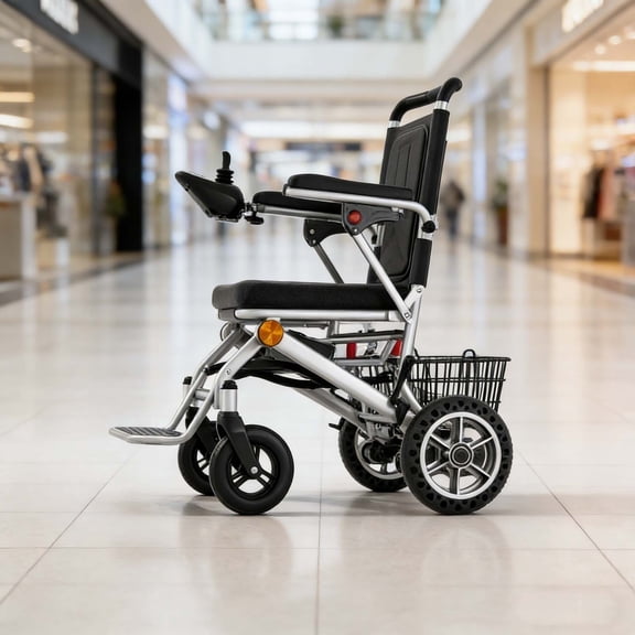 Portable All-Terrain Electric Wheelchair, Lightweight Mobility Solution for Adults