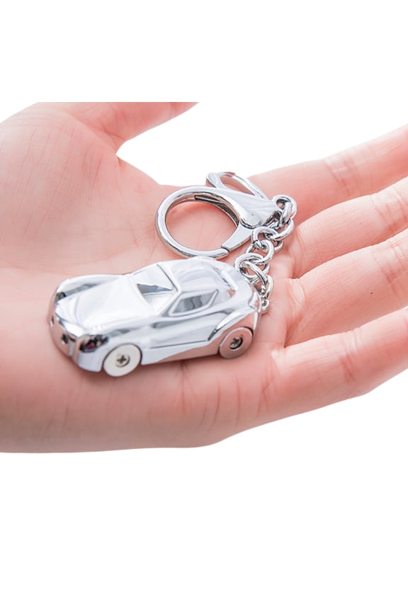 Portable Alloy Miniature Car Keyring Unique Car Designs Metal Key Holder Charm for a Touch of Charm and Individuality