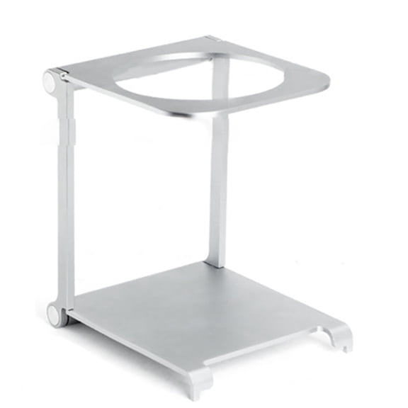 Portable Aluminum Alloy Hand Brews Coffee Stand for Manual Espresso Machines Folding Brewing Station Metal Texture