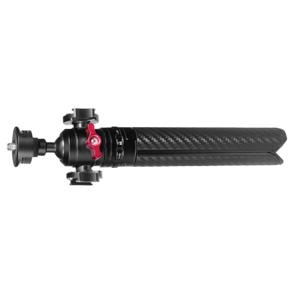 Portable Aluminum Alloy Miniature Tripod For Vlog Photography And Live Streaming Adjustable Angles 3Prong Interfaces