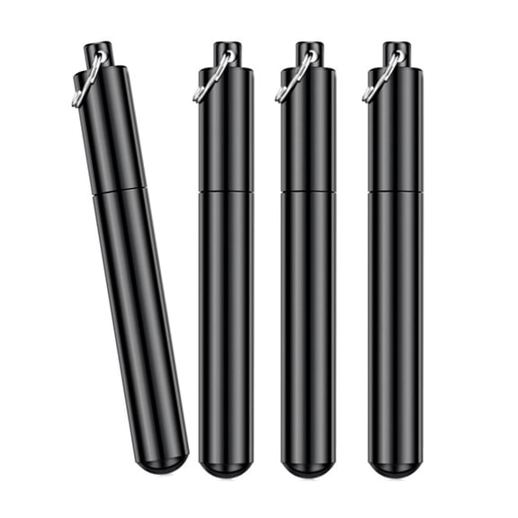 Portable Aluminum Alloy Toothpick Case Metal Sealed Container Toothpick Dispenser For Travel Homes Kitchen Storage