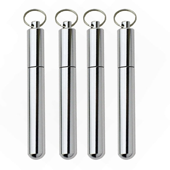Portable Aluminum Alloy Toothpick Case Metal Sealed Container Toothpick Dispenser For Travel Homes Kitchen Storage