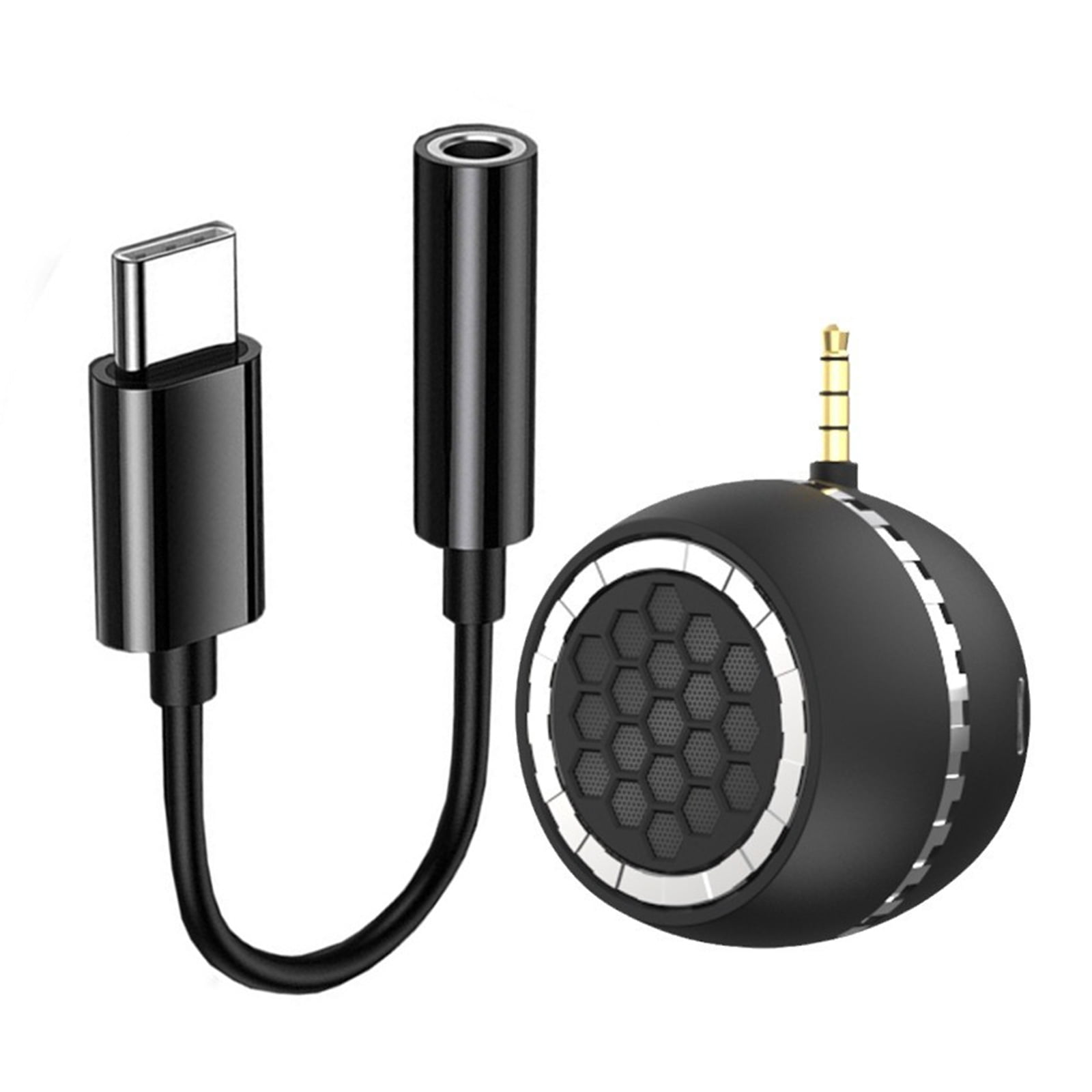 External Audio Amplifier Computer Portable Amplifier Small Computer Loudspeaker for Laptop Tablet ...