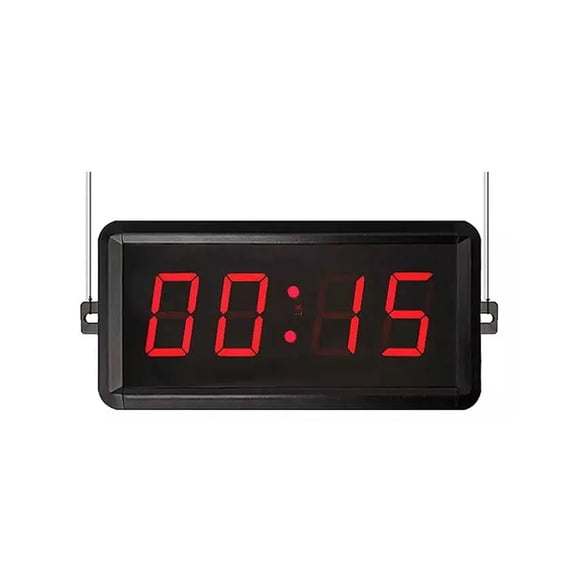 Portable And Personalized LED Digital Wall Hanging Clock, Indoor Use, 1.5 Inch