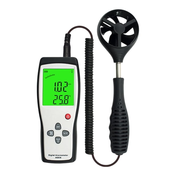 Portable Anemometer With Large Screen For Clear Reading And ABS Housing Wind Gauge Meter Suitable For Construction Sites