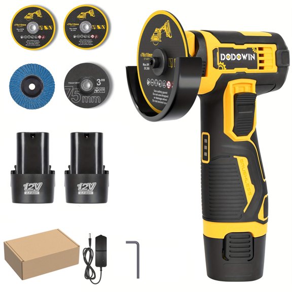 Portable Angle Grinder Tool Kit with Rechargeable Battery