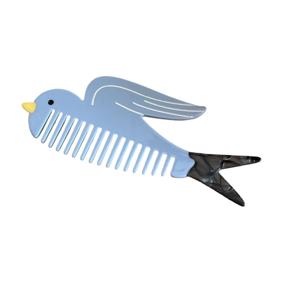Portable Anti Electrostatic Hair Comb Acetate Substance Lightweight Travel Friendly Design Gentle Detangling For All Hair Types
