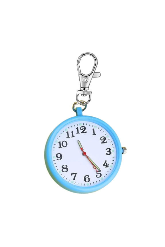 Portable Anti Shock Digital Keychain Timepiece For Outdoor Enthusiasts Seniors Travelers Lightweight Wearable Accessory