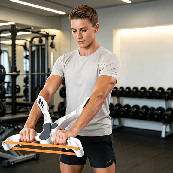 Portable Arm Strength Trainer, Upper Body Workout Exerciser For Biceps, Triceps, Forearm And Chest Training, Adjustable Resistance Arm Exercise Tool, Compact Home Gym Fitness Equipment For Men And Wo
