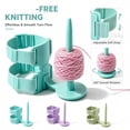 thumbnail image 1 of Portable Arm Yarn Holder, Wearable Rotating Yarn Spinner, Adjustable Double Strap Plastic Stand for Crocheting and Knitting, 1 Pc, 1 of 5