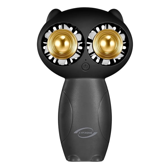 Portable Aroma Baby Stroller Fan - Rechargeable 6000mAh Battery USB-C Owl Shaped with Clip Mini Personal Turbo Travel Essentials