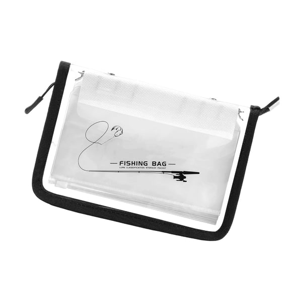 Portable Artificial Baits Fishing Tackle Binder Bag Storage Bag