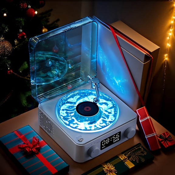 Portable Atmosphere Lights Speaker, Clear Sound, Indoor Sound Amplification, Small Wireless Speaker, Creative Gift - Suitable for Christmas to Give to Friends And Family