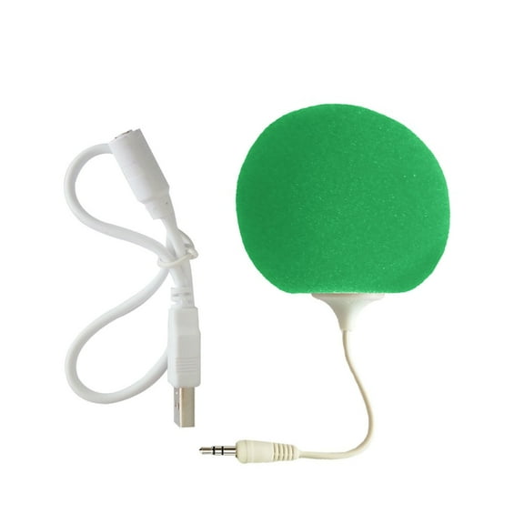 Portable Audio Speaker Sponge Ball Speaker 3.5mm for Dormitory Household Office