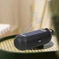 thumbnail image 1 of Portable Audio Stereo Speakers Solar Bluetooth Sound Rechargeable Intelligent EQ Sound Antimagnetic Antidryness Effect Large Volume HIFI Stereo Sound Large Capacity Battery for table desk, 1 of 7