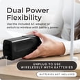 thumbnail image 1 of Portable Automatic Electric Stapler Pro - 30 Sheet Capacity, Quiet Operation, Jam-Free and Easy Reload - AC Adapter/Battery Powered, (Black), 1 of 5