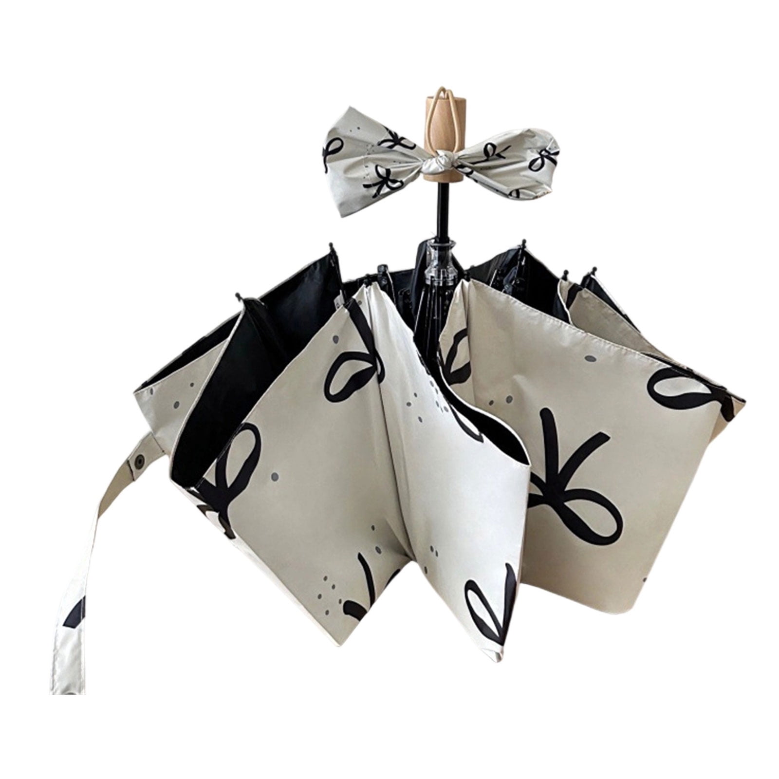 Portable Automatic Folding Rain and Sun Umbrella with Sun Blocker ...