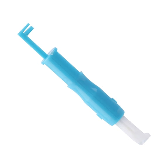 Portable Automatic Needle Threader, Quick Threading Tool For Elderly Hand Sewing, Home Threading Aid For Needles (Blue)