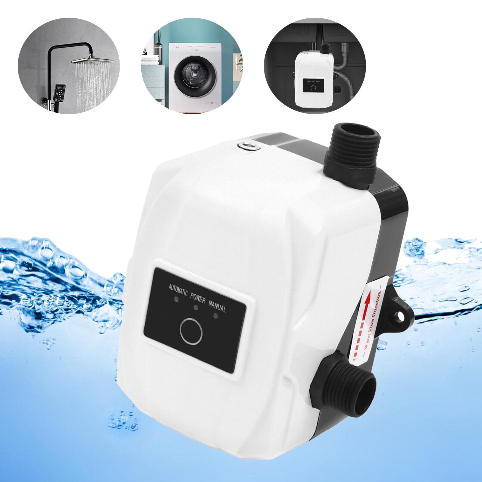 Portable Automatic Pressure Booster Pump Water Recirculating Pump Fit