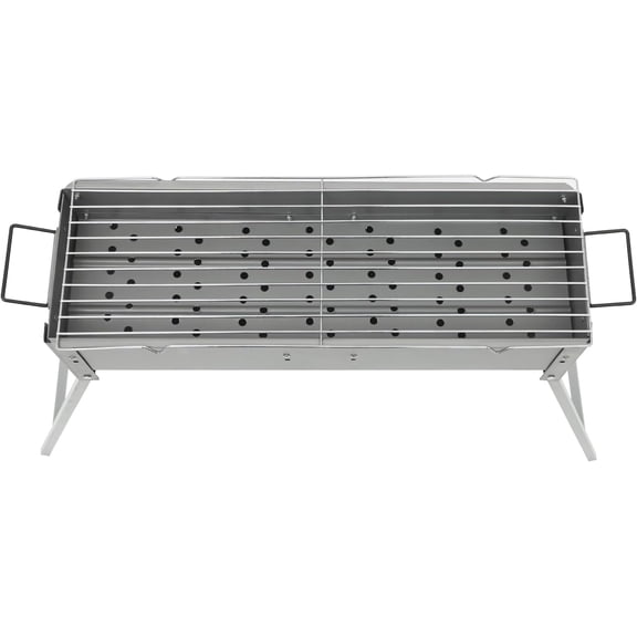 Portable BBQ Grill,44LBS Load Folding Camping Barbecue Gril with Portable Hands Smooth Edge,Charcoal Grill for Picnics,Travel Barbecues,Party Barbecue