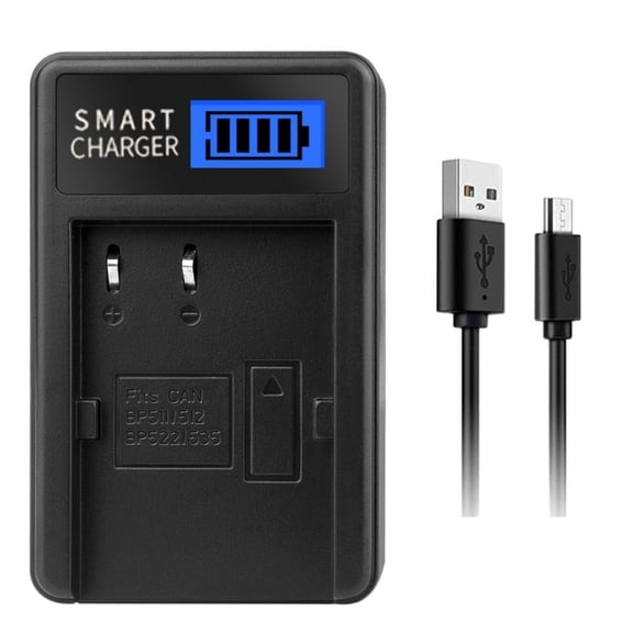 Portable BP 511 LCD Screen Display Camera Battery Chargers for Canon EOS 5D 50D Cameras Convenient Charging Power Supply