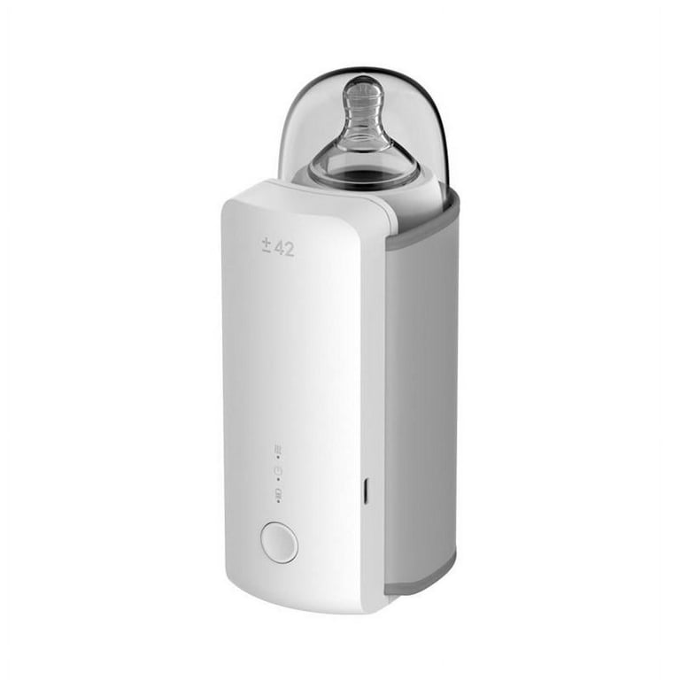 KNOIER Portable Bottle Warmer, Battery-Powered Milk Warmer for