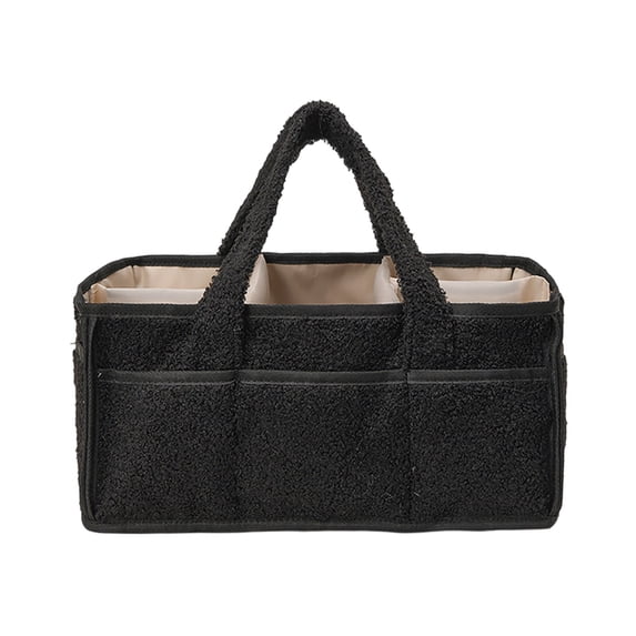 Home Textile Storage Portable Organizer with Detachable Partition for Baby Baptism and Nursery Organization