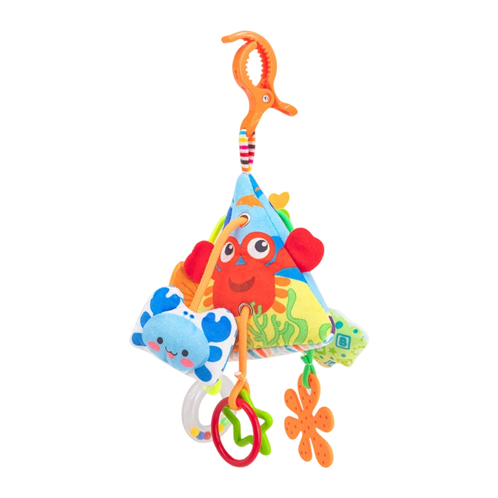 Portable Baby Crib Mobile With Calming Rattle & Wind tolls For Sensory ...