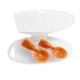 thumbnail image 1 of Portable Baby Food Spoons Set With Travel Case 2 Pack Reusable Soft Tip Feeding Spoons For Infant Toddler On The Go Dining Home Kitchen, 1 of 2