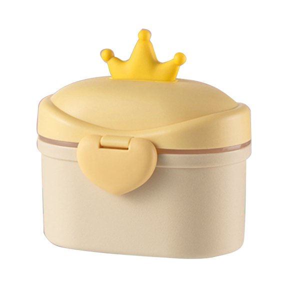Portable Baby Food Storage Box BPA Free Formula Dispenser Cartoon Infant Milk Powder Box Toddler Snacks Cup