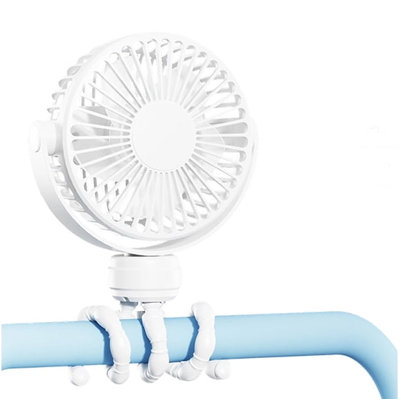 Portable Baby & Travel Stroller Fan with Flexible Octopus Tripod and Quiet Operation