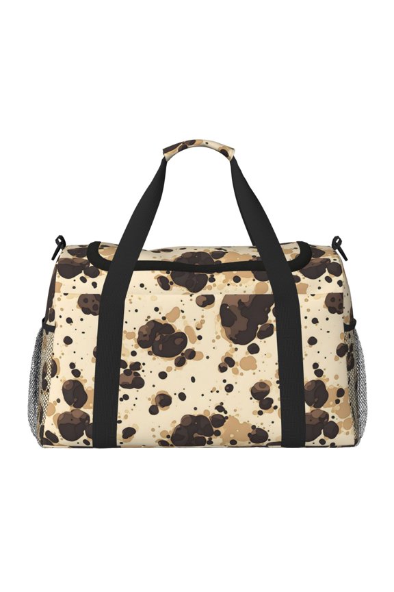 Portable Backpack Travel Bag Computer Business Travel Bag 11.815.4 Inches Waterproof Type Suitable For Outdoor Hiking And Office Use Milk Cow Print Style Sienna_1