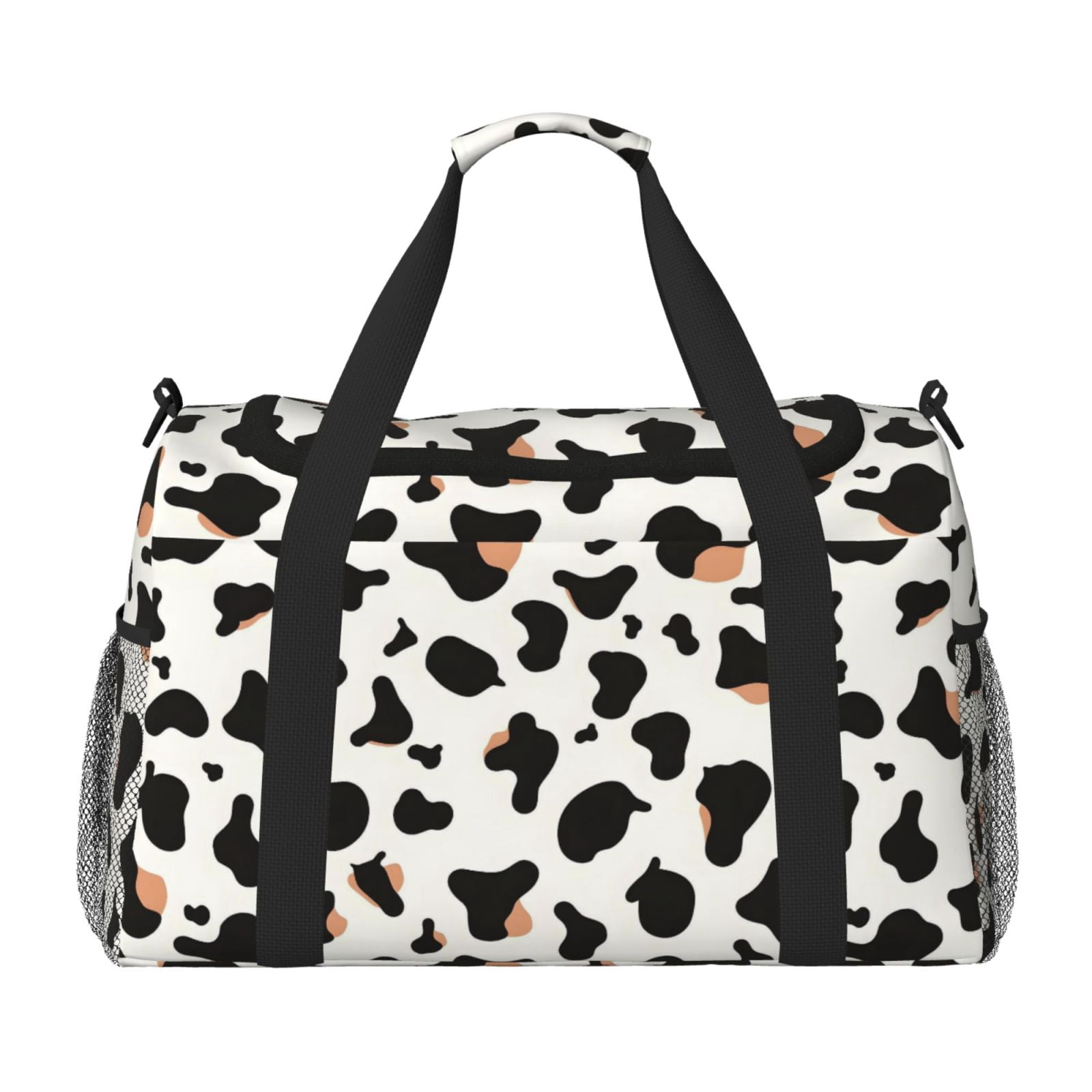 Portable Backpack Travel Bag Computer Business Travel Bag 11.8×15.4 Inches Waterproof Type Suitable For Outdoor Hiking And Office Use Simple Cow Print Pattern1_1