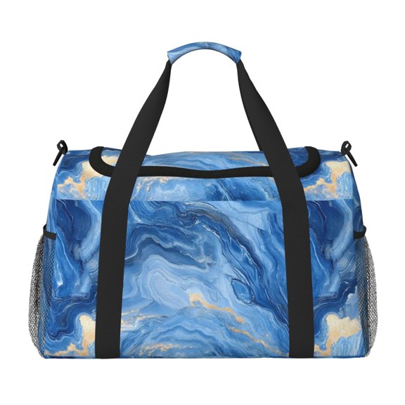 Portable Backpack Travel Bag Computer Business Travel Bag 11.815.4 Inches Waterproof Type Suitable For Outdoor Hiking And Office Use Steelblue Marble_1