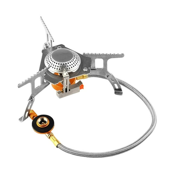 Portable Backpacking Stove, High-Performance Camping Burner for Outdoor Cooking, Hiking, Picnics & Emergency Prep with Wind-Resistant Design