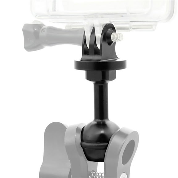 Portable Ball Head Mount for Cameras Durable Aluminum Alloy, 1-inch Spherical Diameter for GoPro Accessory