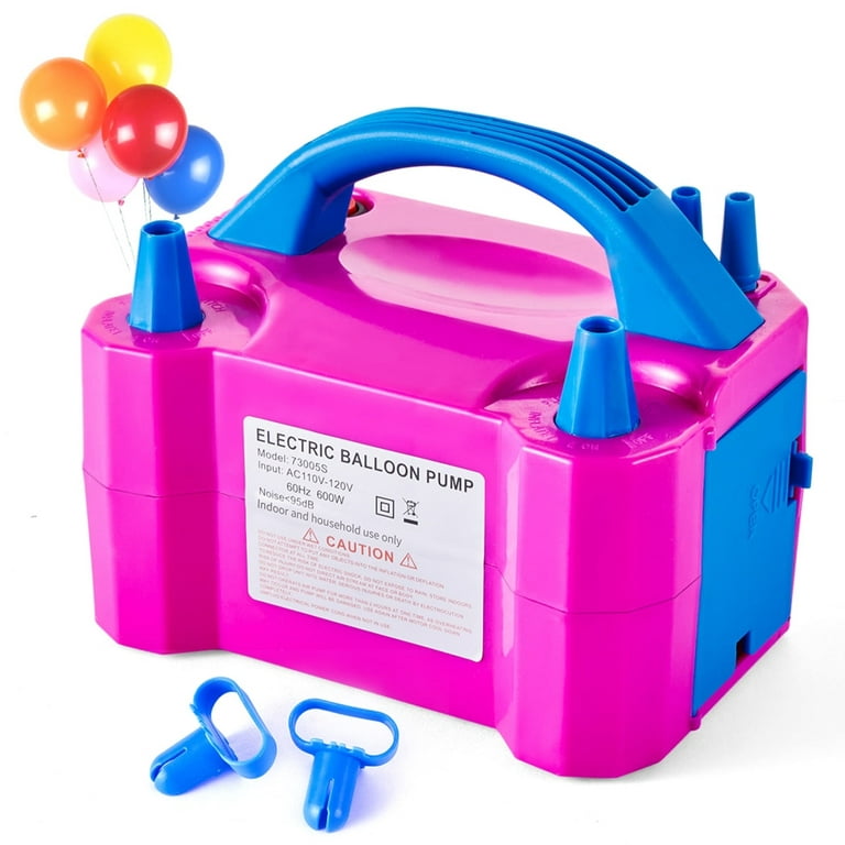 Portable Balloon Pump, IsEasy Electric Air Balloon Pump, 2 Balloon Tying  Tools, Balloon Blower for Party Decoration 