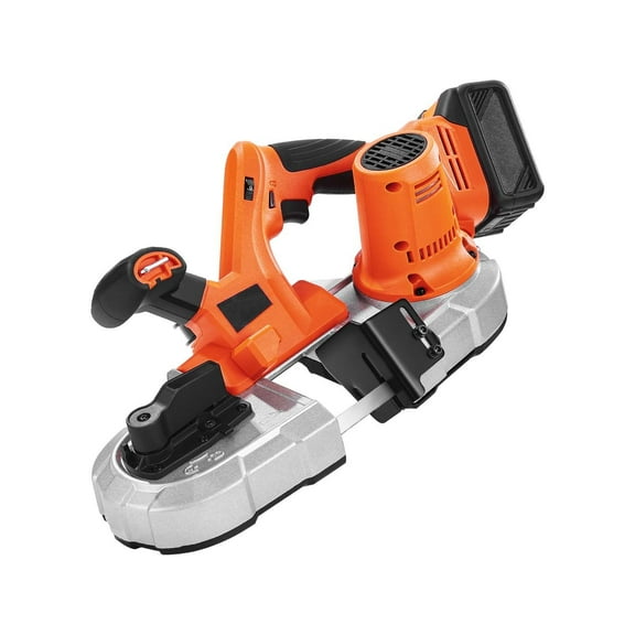 Portable Band Saw Kit 20V, 2.56 Inch Deep Cut Bandsaw, 360W Brushless Motor, 4.0Ah Battery, Cordless Metal Wood Cutting Saw