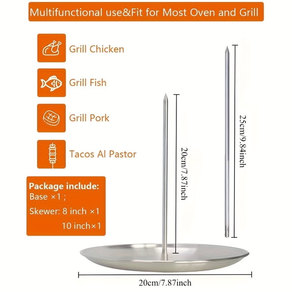 Portable Barbecue Rack Outdoor Grilling Tray, Roasting Chicken And Meat Pot, Barbecue Additions, Made of 304 Stainless Steel, Suitable for Both Indoor