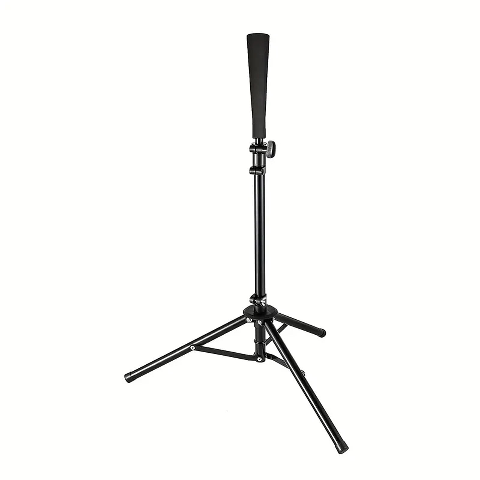 Portable Baseball Hitting Triangle Tee With Elastic Rubber Top Adjustable Height 70-118cm Stable Triangle Base Portable For Kids & Adults