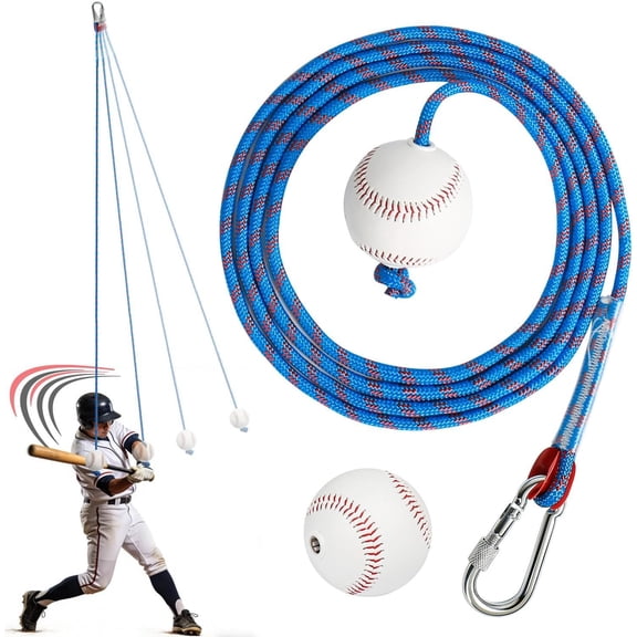 Portable Baseball Swing Trainer Suitable for Baseball and Softball , Supports Batting Practice, Features Easy Setup, and Enables , Efficient Sessions