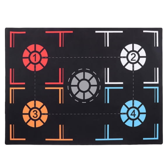 Portable Basketball Footwork Training Mat, Agility Footstep Training Mat Training Mat Footwork Footstep Training Pad Suitable for indoor home use in various sizes