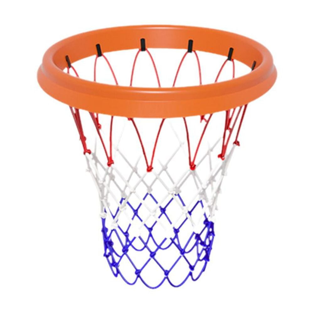 Portable Basketball Hoop Net Replacement, All-weather Netball Hoop Nets, for Basketball Goal Hoop Rim Cylinder, Anti Whip Universal Basketball Netting, Fit Standard Size Rims