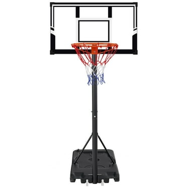 Portable Basketball Hoop Outdoor, SEGMART 3.3Ft-10Ft Height Adjustable Swimming Pool Basketball Hoop Goal System with PE Backboard for Kids Youth Adults Play in Backyard/Courts/Indoor